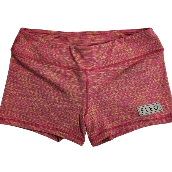 Fleo Pants - FLEO Women's Pink and Yellow Shorts